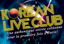 KOREAN LIVE CLUB Party in Paris! 4th Nov. 2011 Official Flyer of Korean Live Club